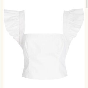 Cara Cara Hyannis Top in white